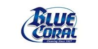 The blue coral logo is on a white background.